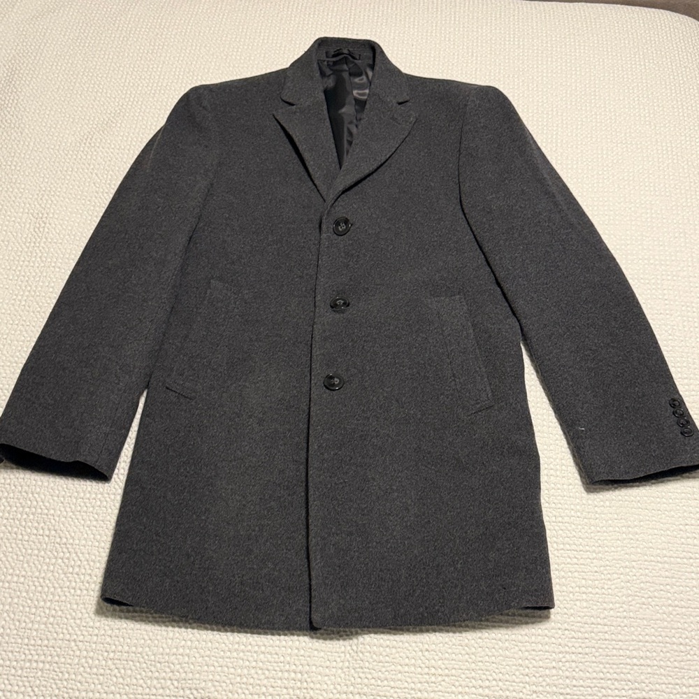 Calvin Klein Dark Gray Trench Coat